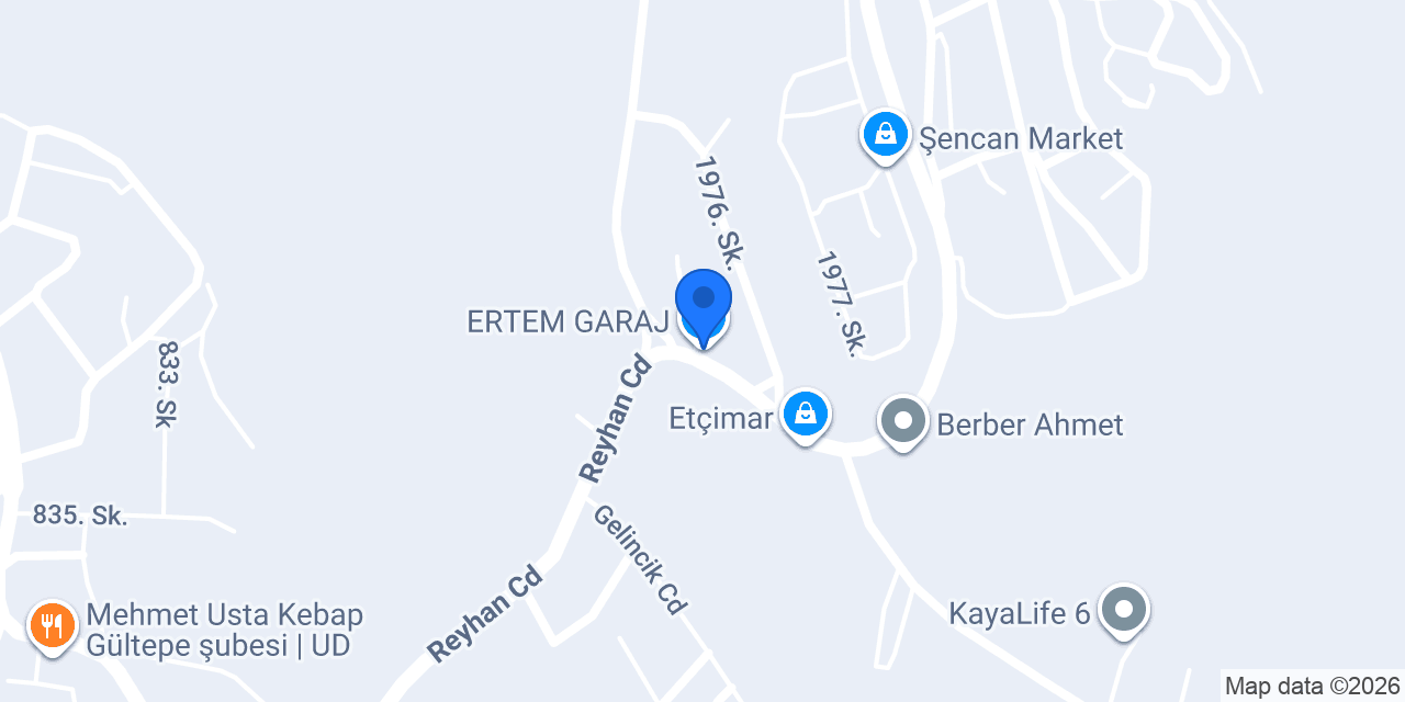 ERTEM GARAJ konumu