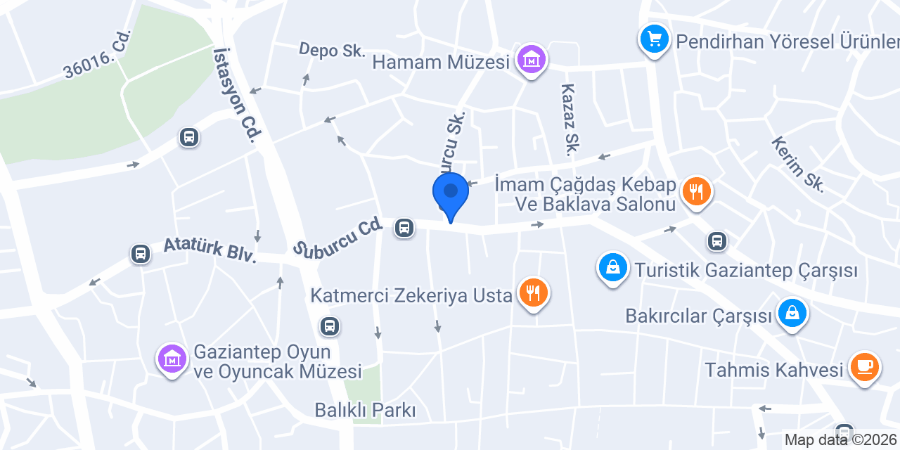Erçelebi Baklava konumu