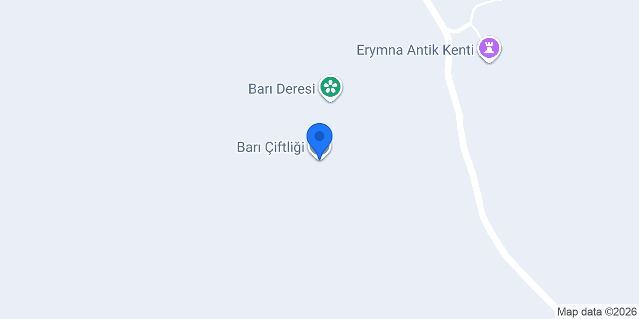 Barı Çiftliği konumu