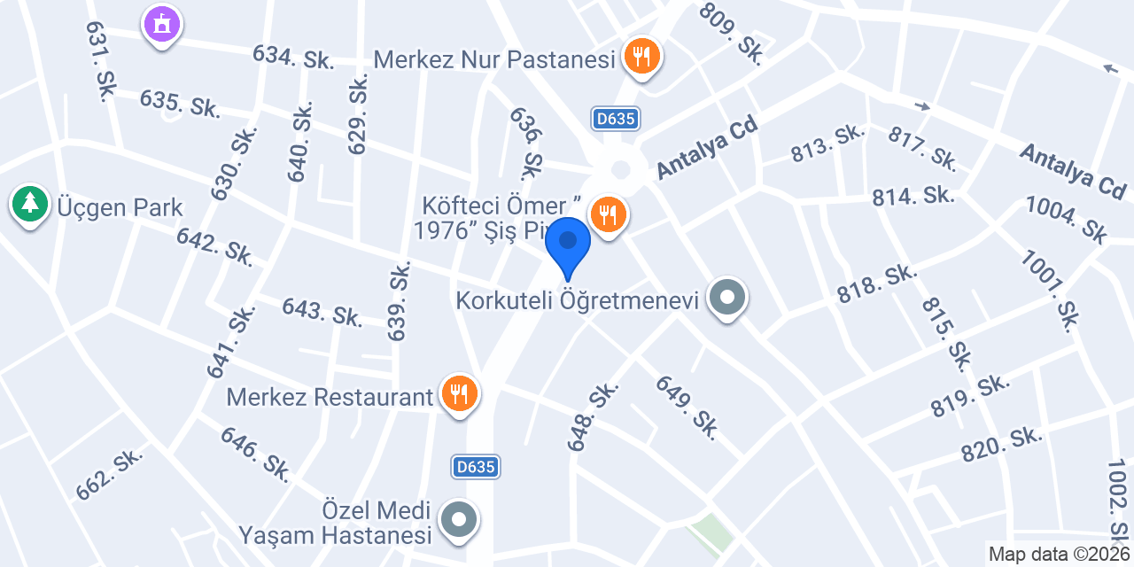 Dercan Lokum konumu