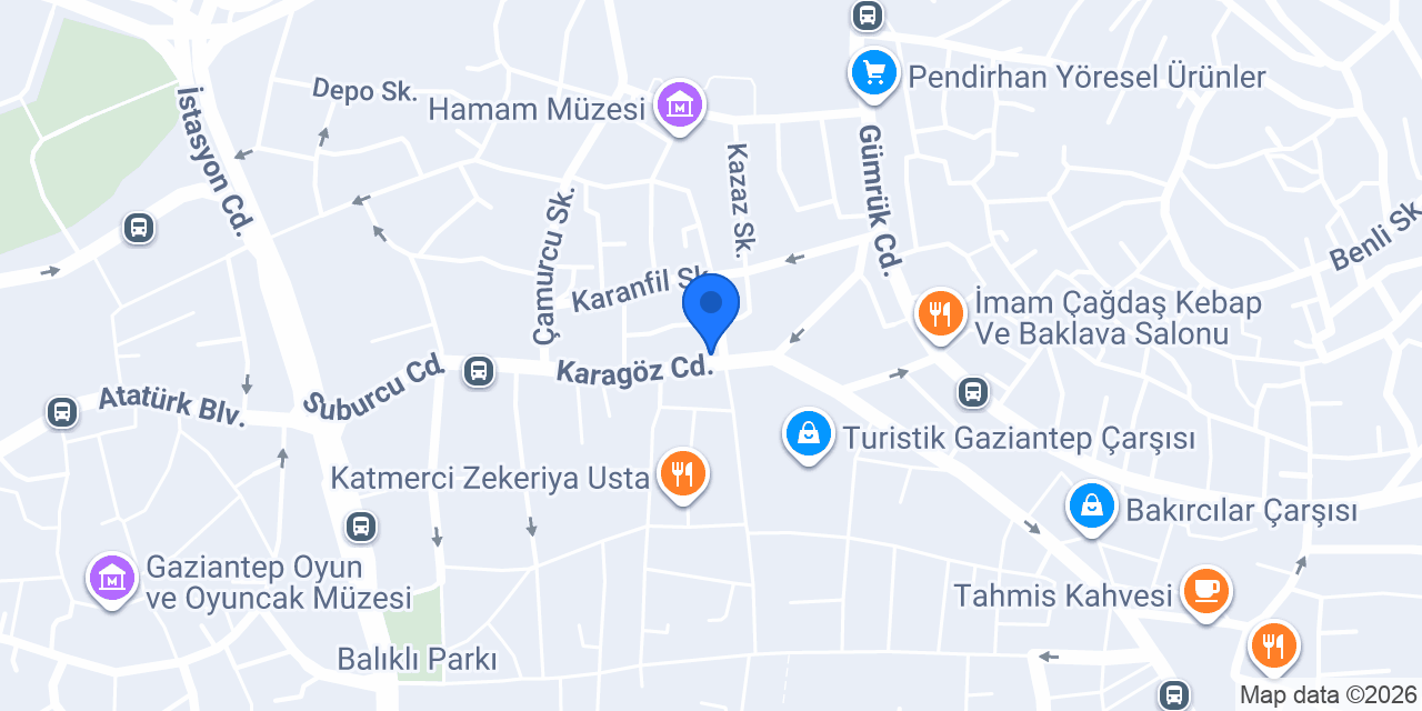 Karagöz Eczanesi konumu
