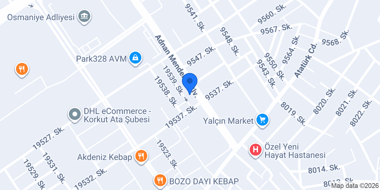 Yücel Hukuk Bürosu konumu