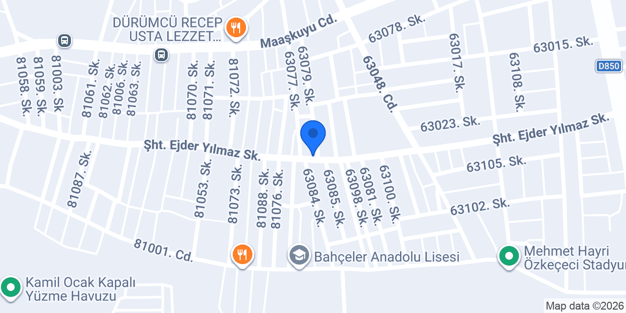 Ateş Elektrik konumu