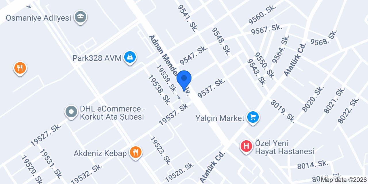 Levent Börek Osmaniye konumu