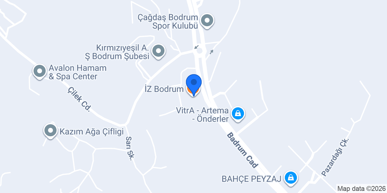 İZ Bodrum konumu