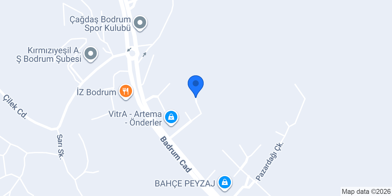 Önderler Yapı Market konumu