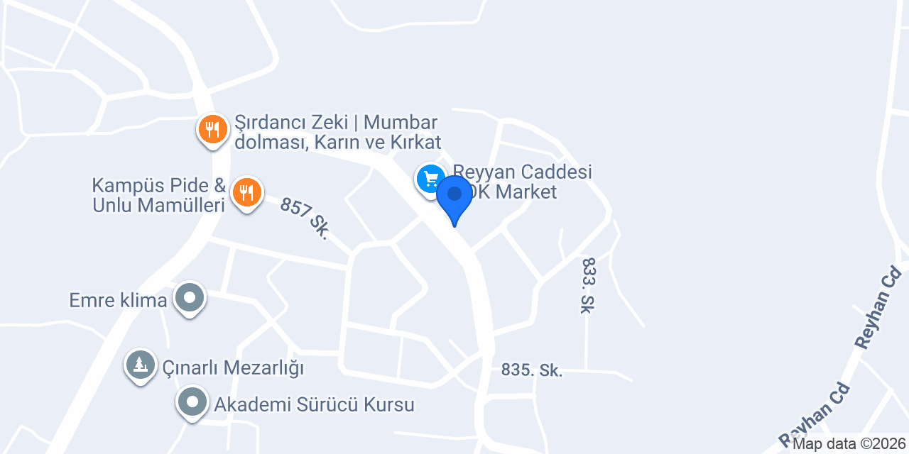 Akçay Gross Market konumu