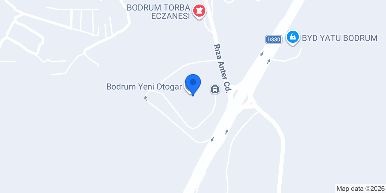 Pamukkale Turizm Bodrum Otogar konumu