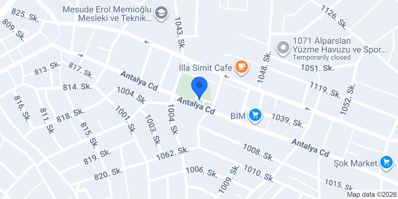 Korkuteli Orman İşletme Müdürlüğü konumu