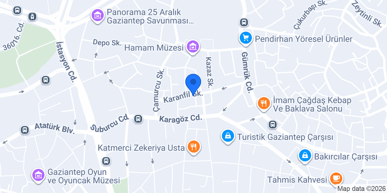 Aras Kargo Karagöz Şubesi konumu