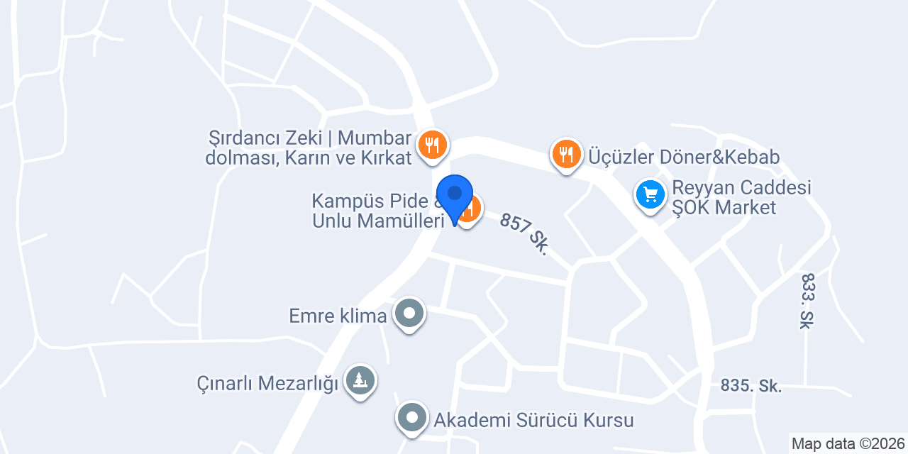 Sarıçam Sıcak Tatlı konumu
