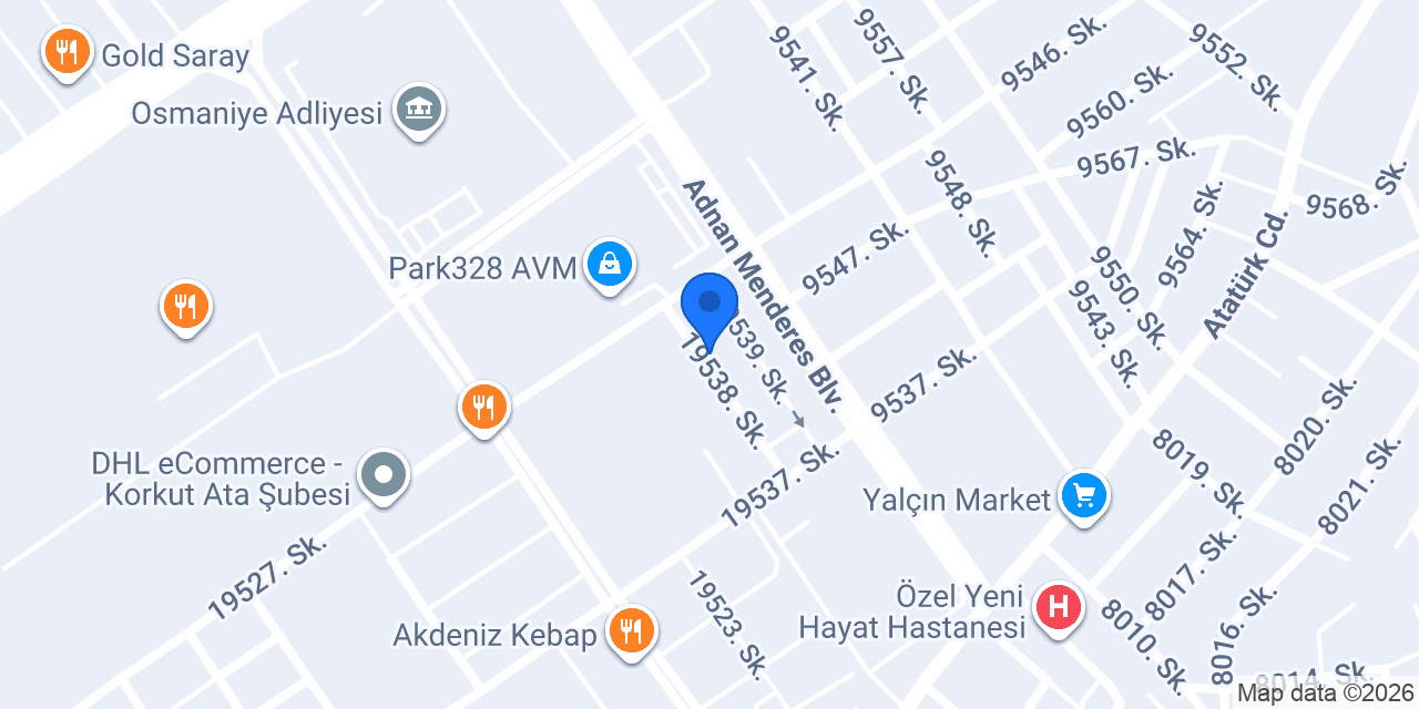 Sezgin Hukuk Bürosu konumu