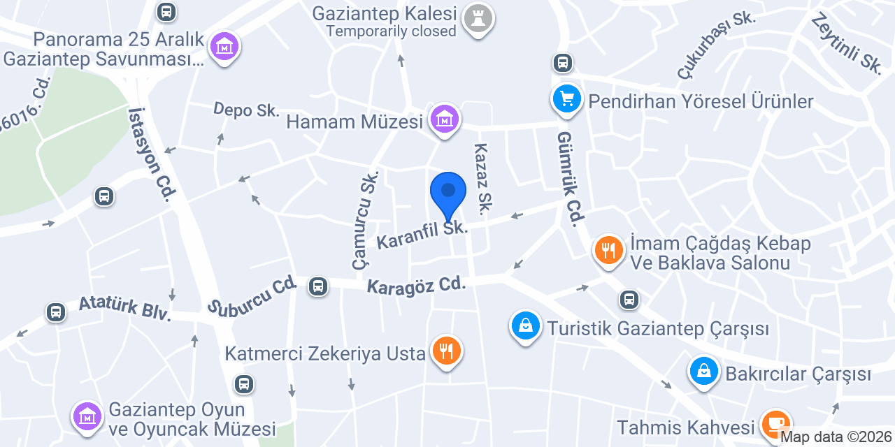 Oraj Matbaa Etiket konumu