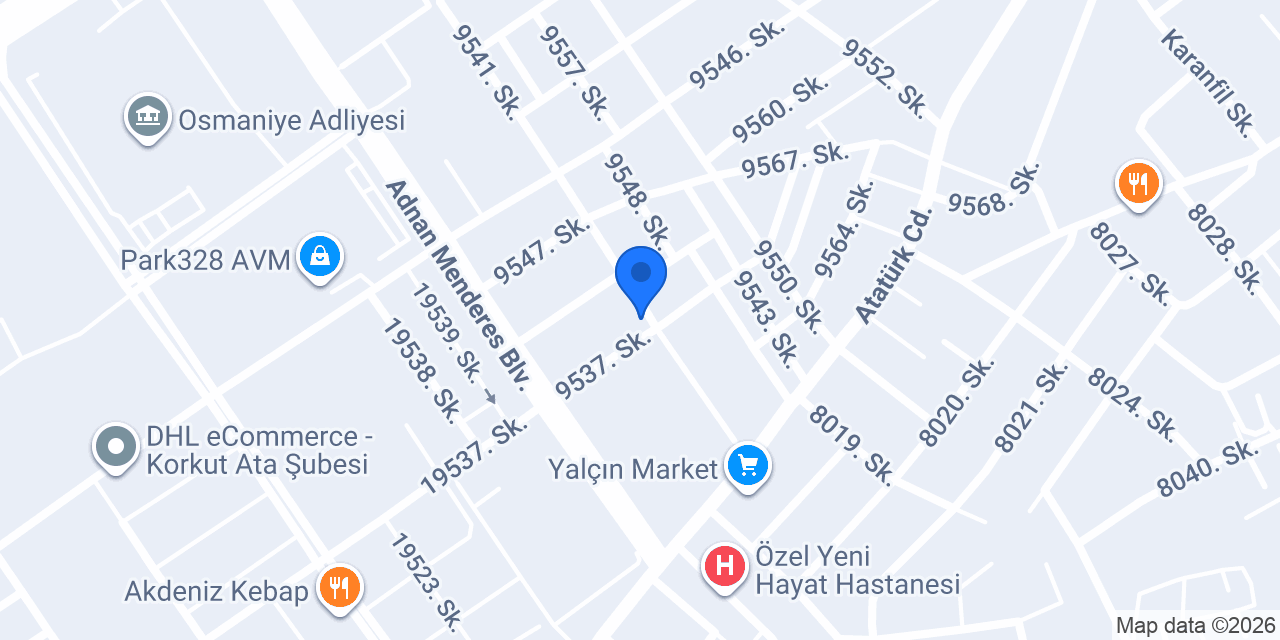 Metot vip Özel Öğretim Kursu konumu