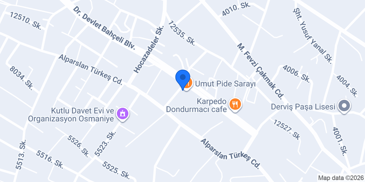 Osmaniye Kaşe konumu