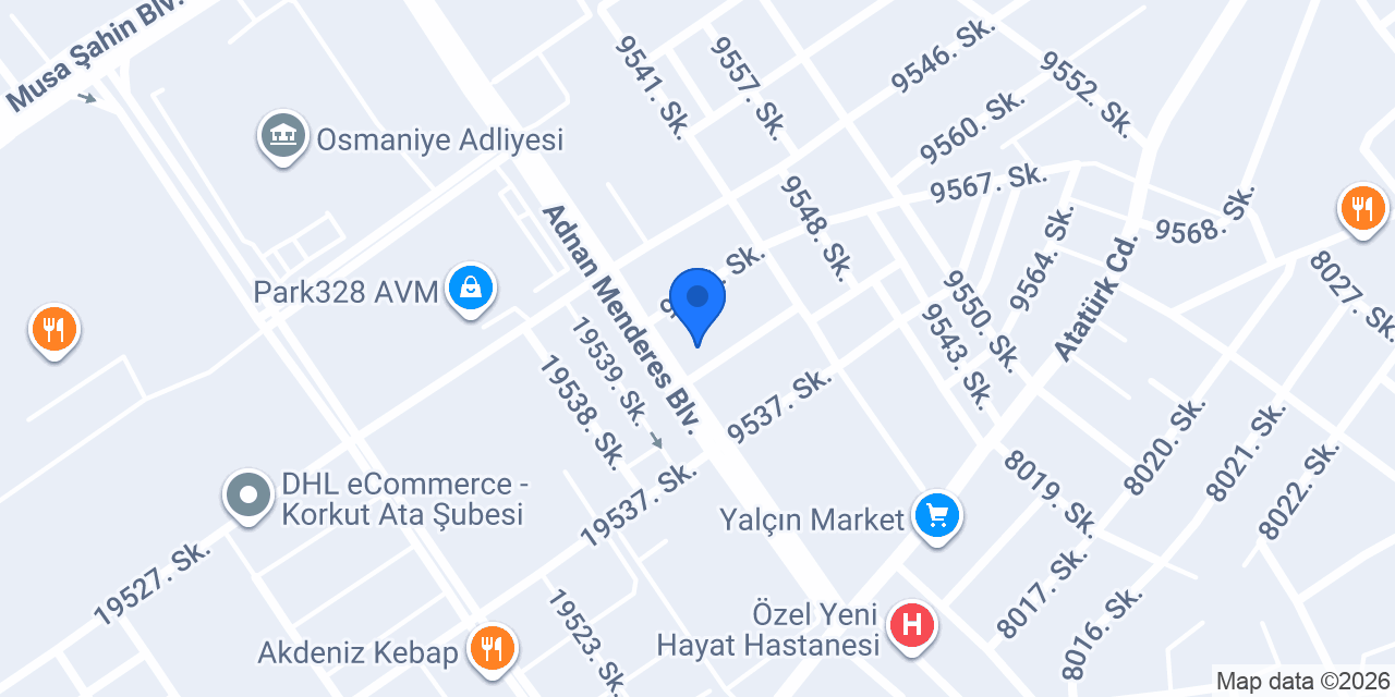 Lavas Center konumu