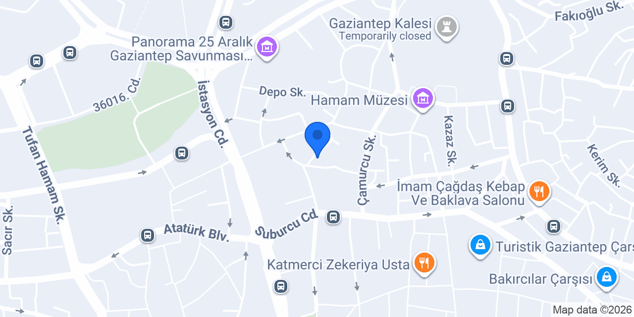 AYINTAP PERA PANSİYON konumu