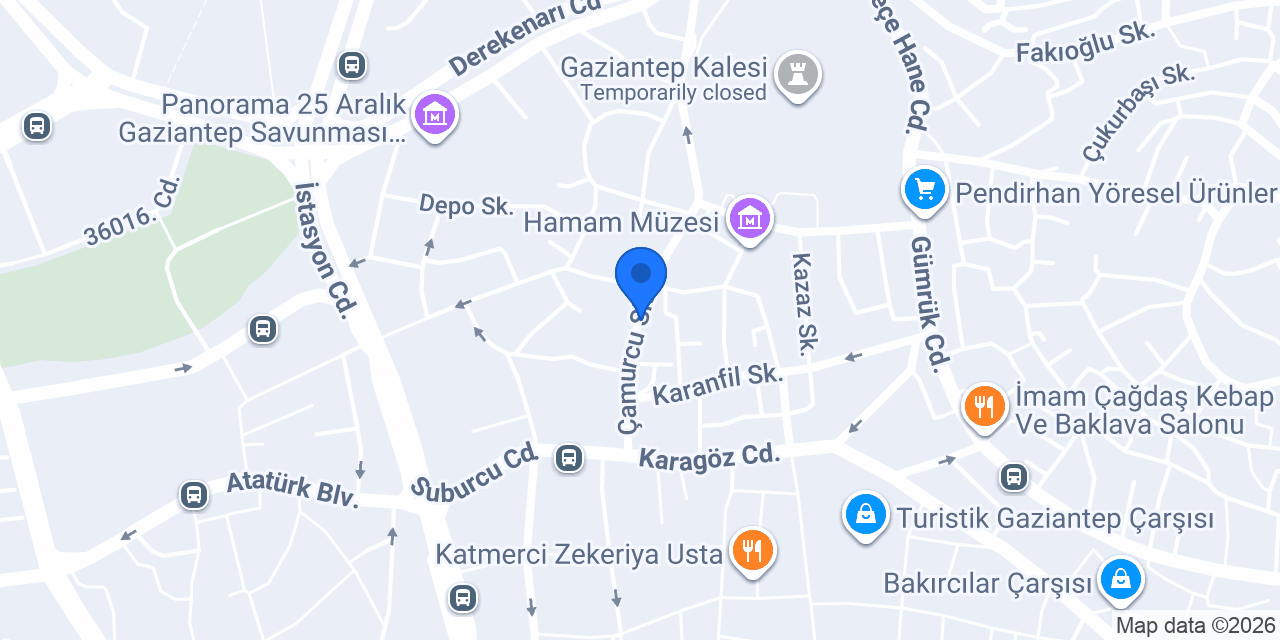 Damat Kuaför konumu