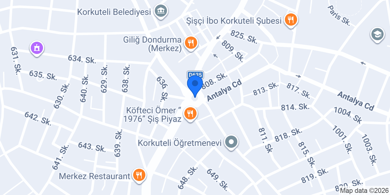korkuteli davetiye konumu