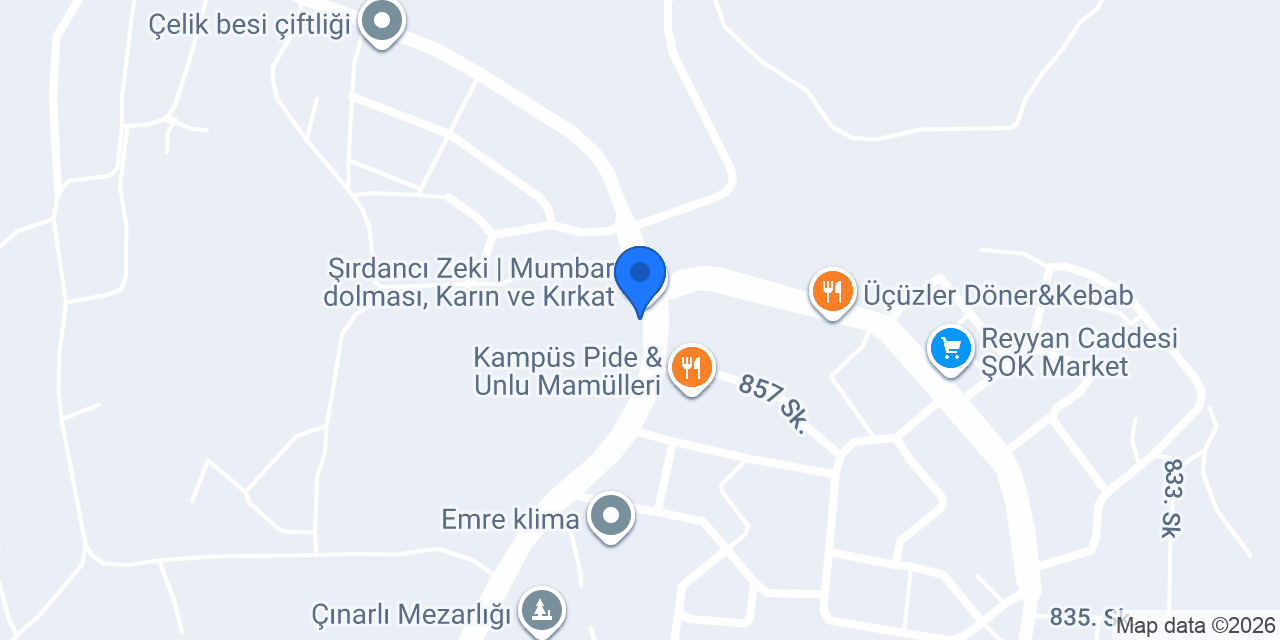 Şırdancı Yusuf konumu