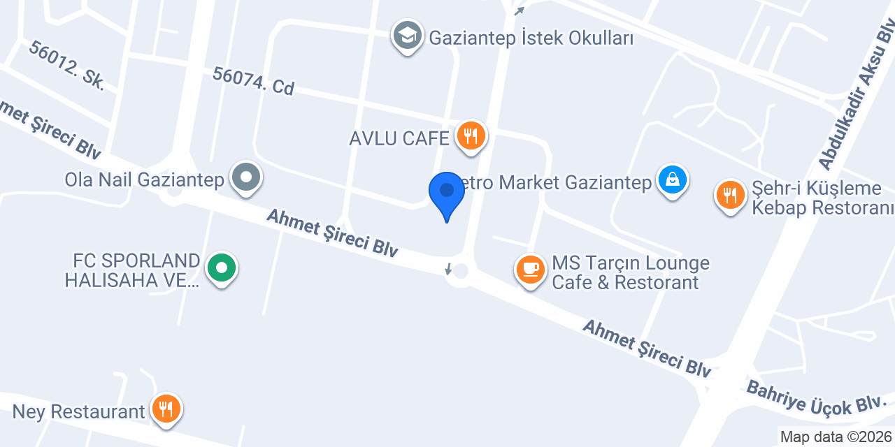 Mers Gaziantep konumu