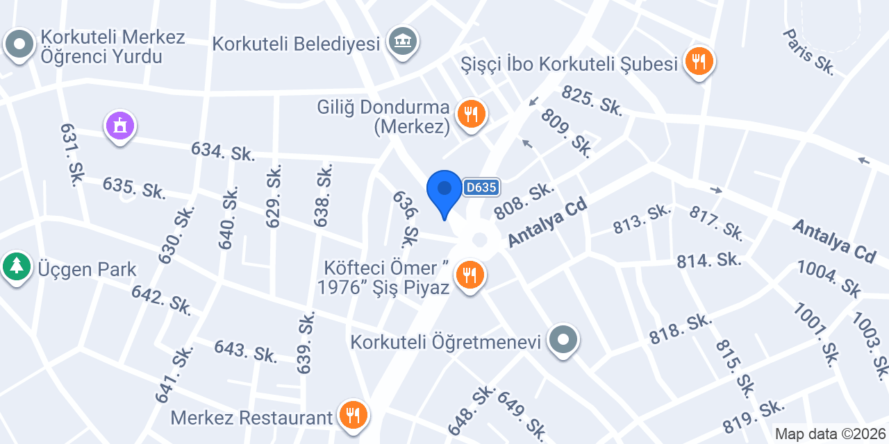 Istanaz Restaurant konumu