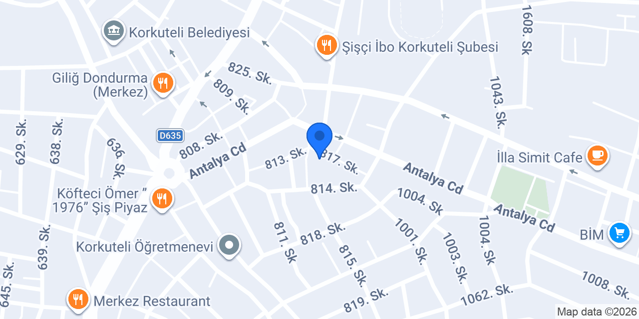 Rio-cafe korkuteli konumu