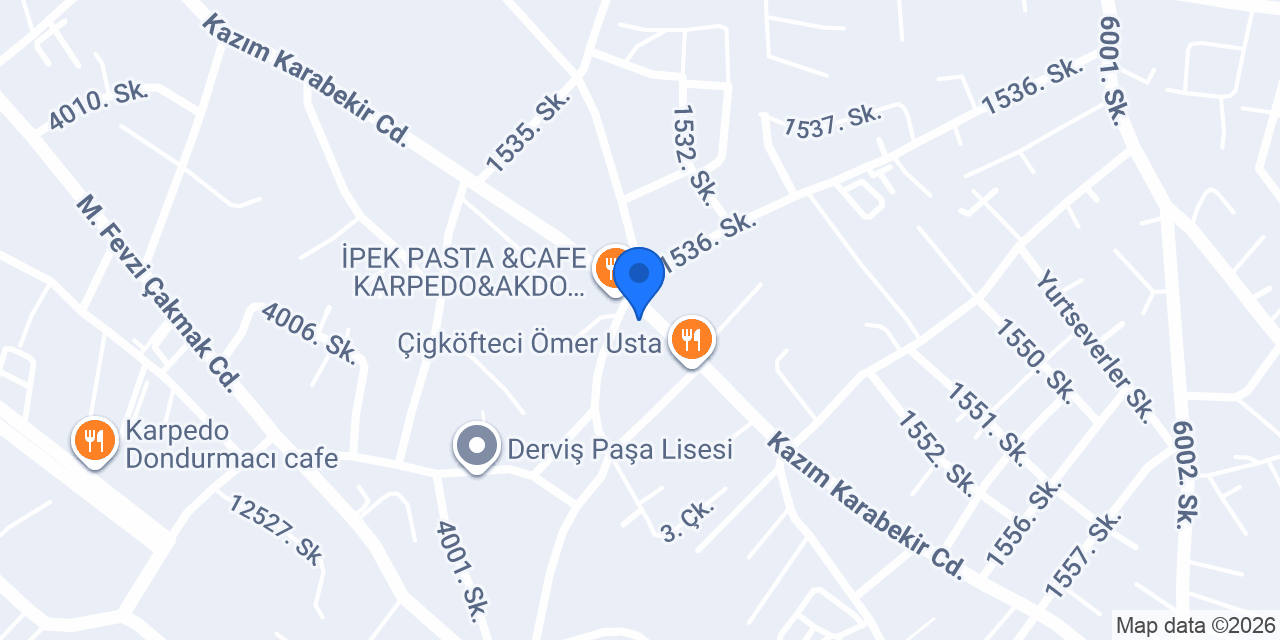 Güneysu Pastanesi konumu