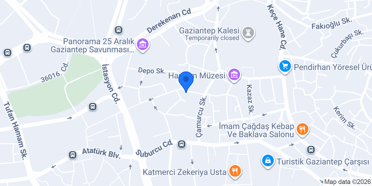 Duran Ağa Konağı OTEL konumu