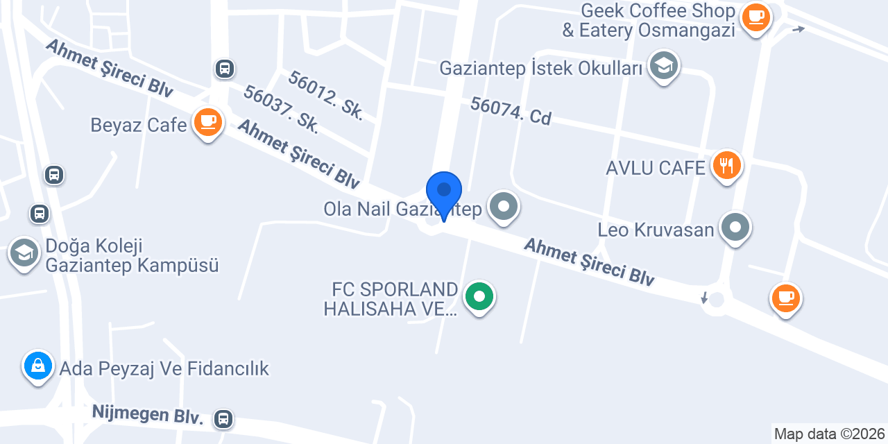 Clan Coffee Gaziantep konumu