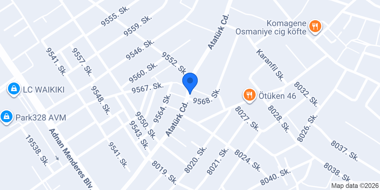 OsmaniyeTürküÇiçekEvi konumu