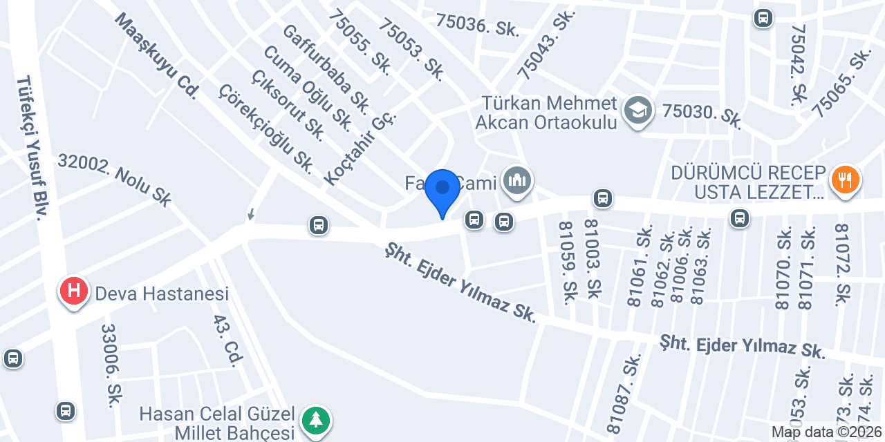 Hacıoğlları Et konumu