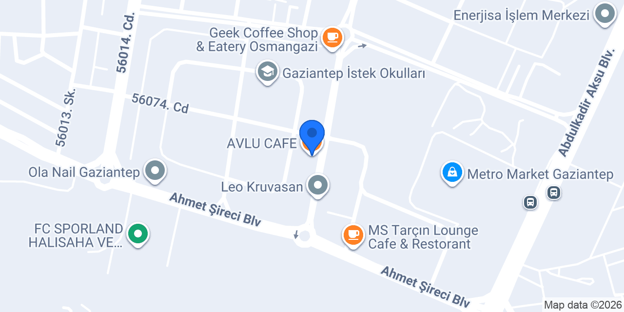 AVLU CAFE konumu