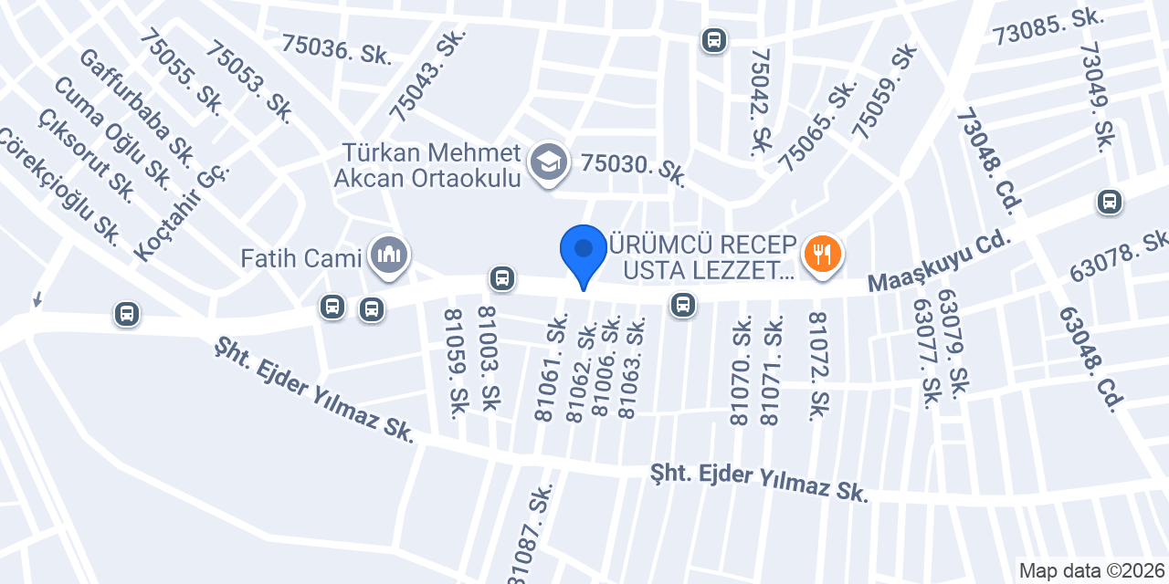 GÜL UNLU MAMÜLLERİ VE PASTANE konumu