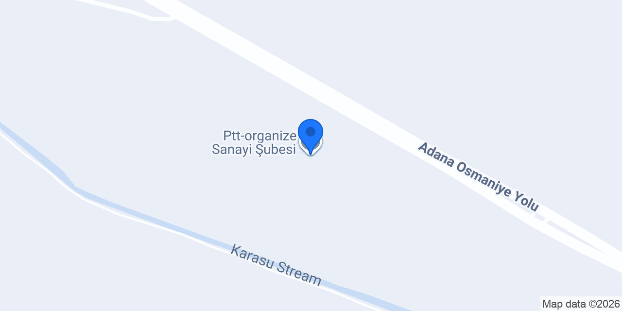 Ptt-organize Sanayi Şubesi konumu