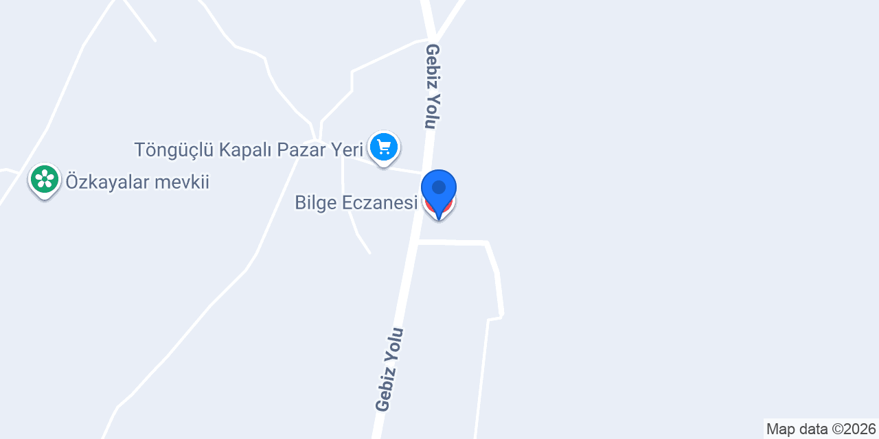 Bilge Eczanesi konumu