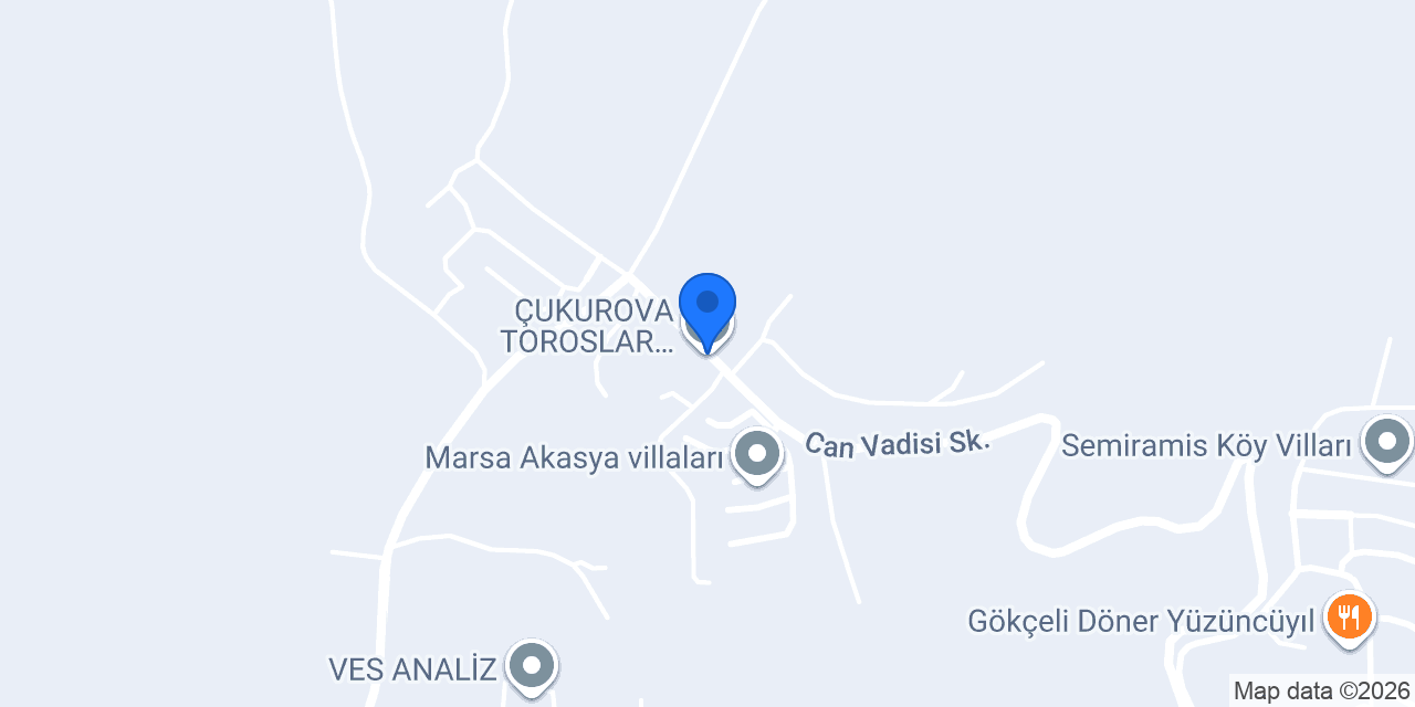 ÇUKUROVA TOROSLAR ANADOLU LİSESİ konumu