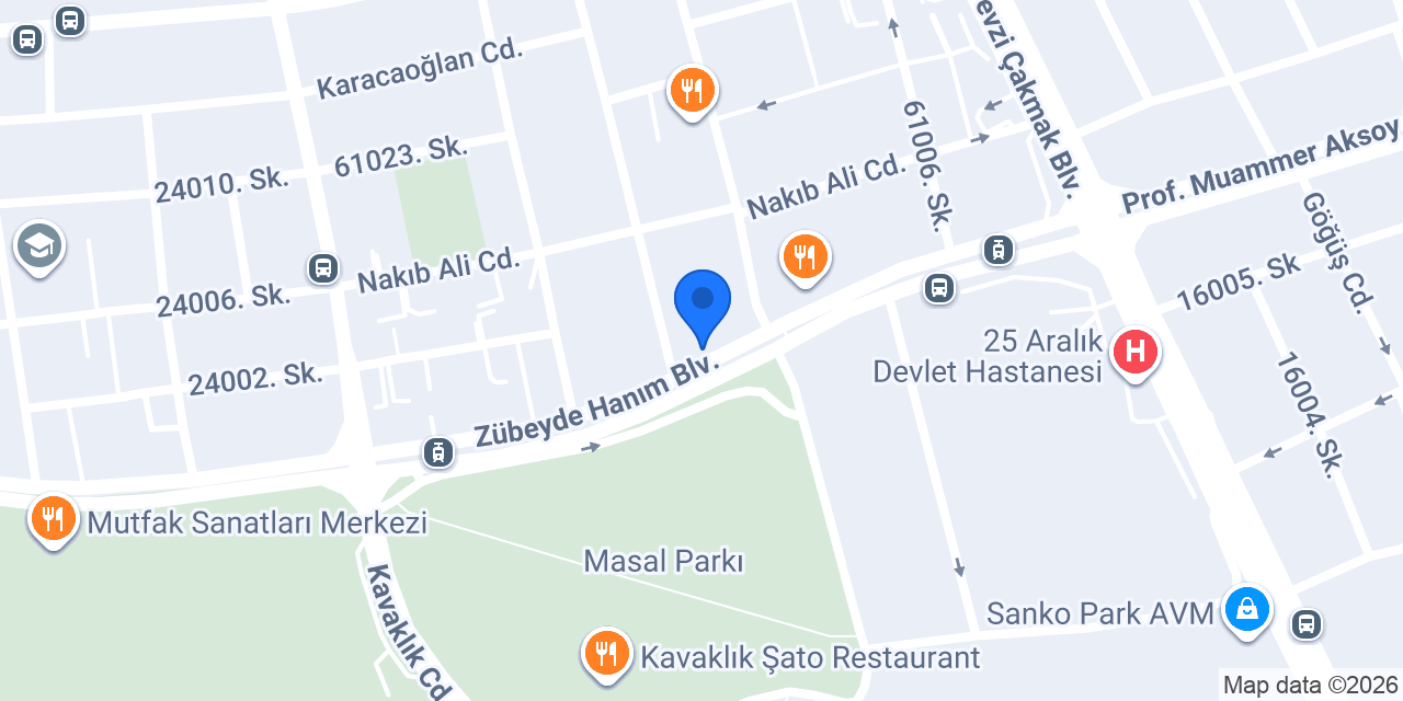 Lazord Restaurant konumu