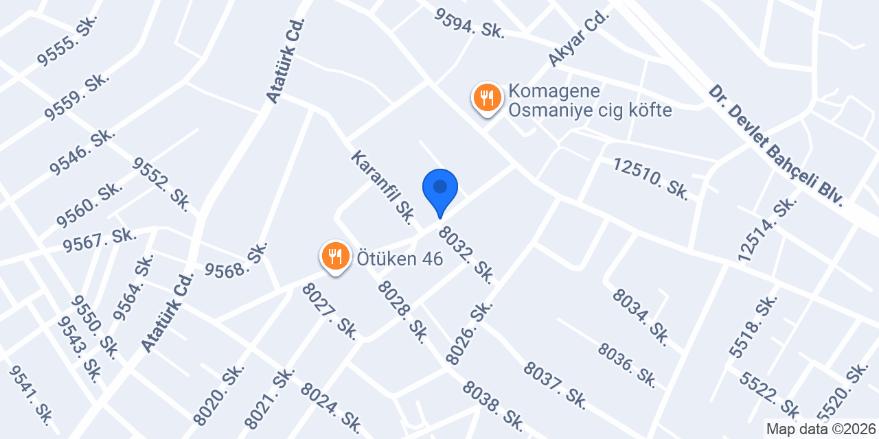 Karpedo Osmaniye konumu