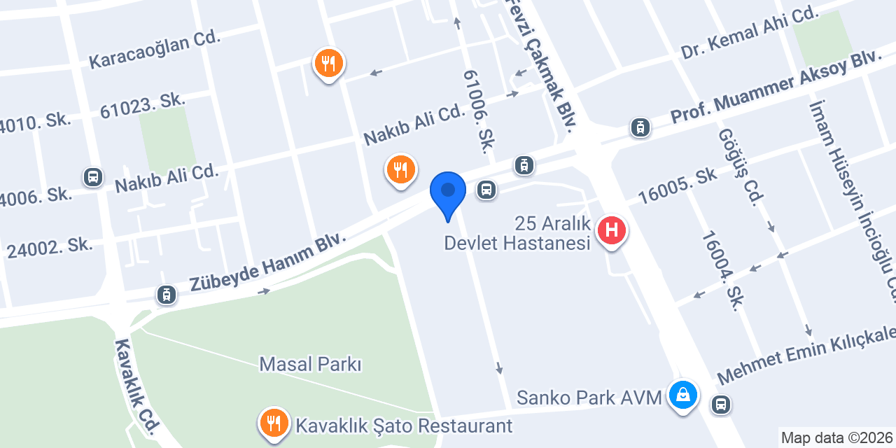 Okur Eczanesi konumu