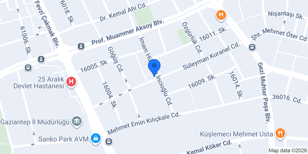 Bulvar Taksi konumu