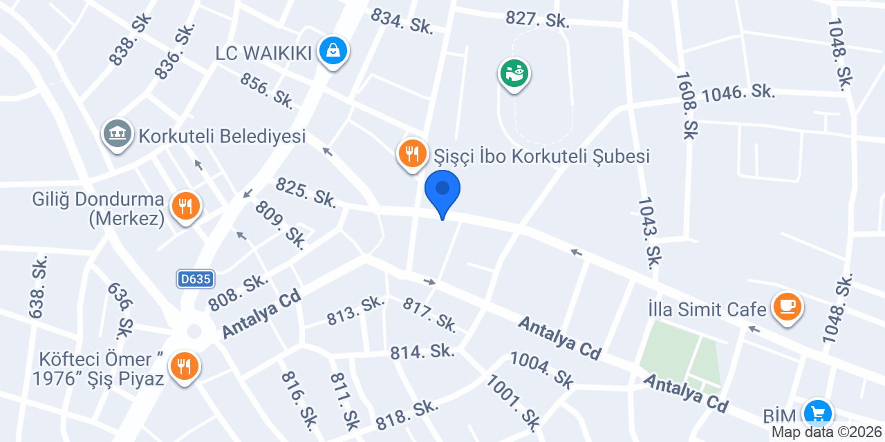 Senem Çiçekçilik konumu