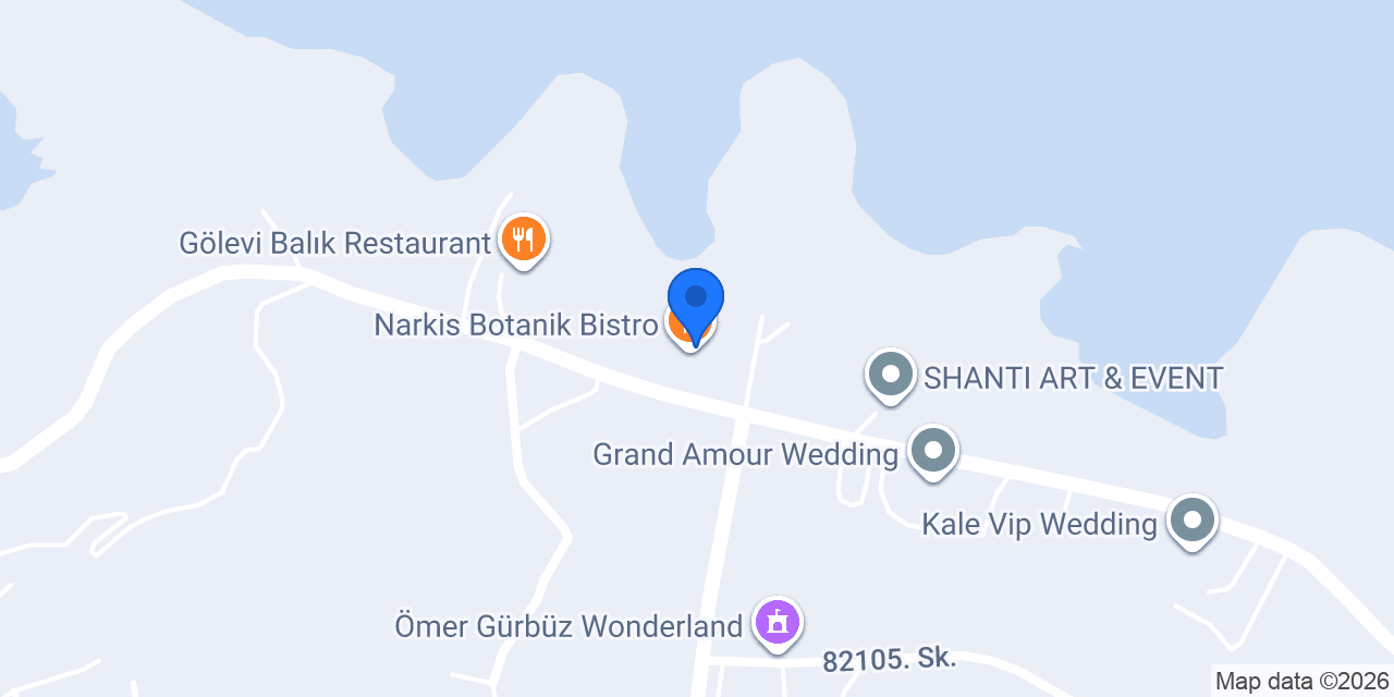 Narkis Botanik Bistro konumu