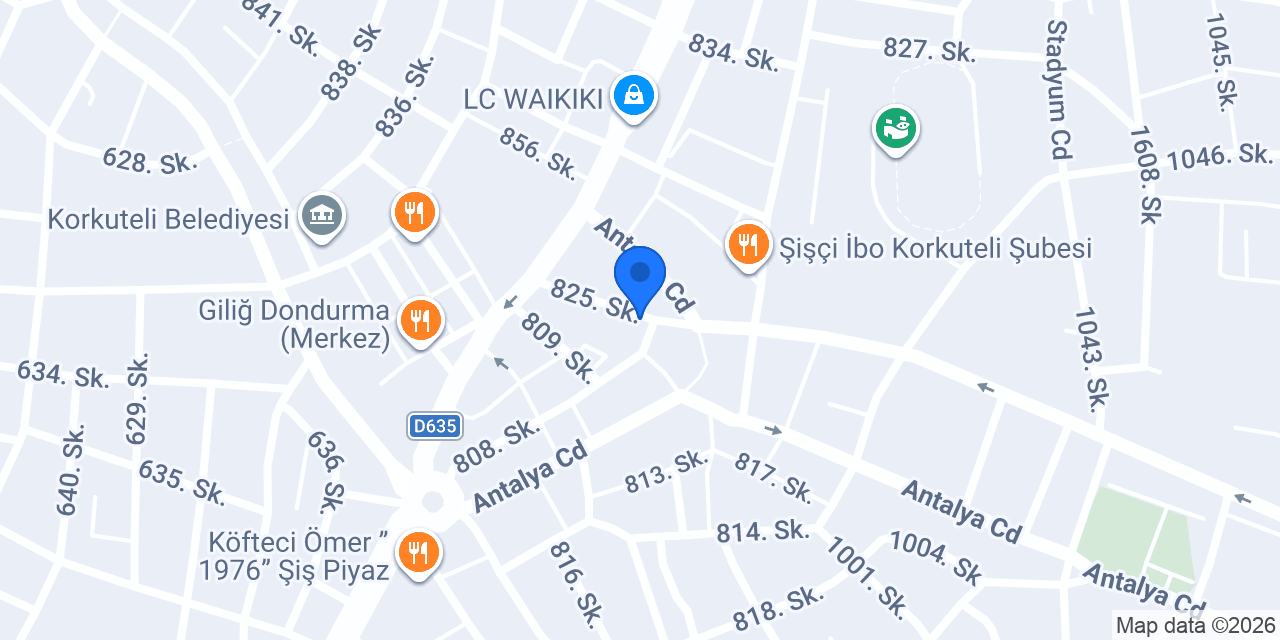 Sarı Döner ve tost konumu