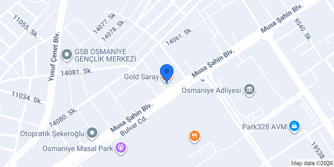 Gold Saray konumu