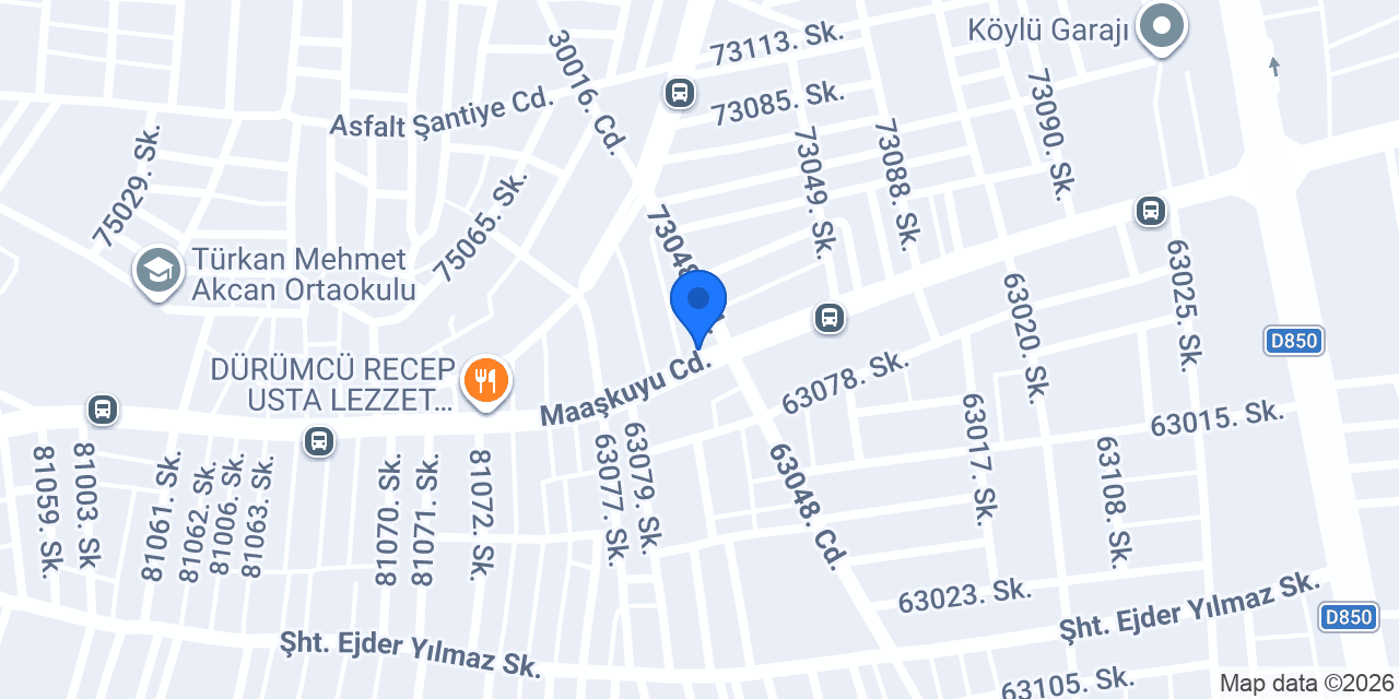 Gülüm Çiçekcilik konumu
