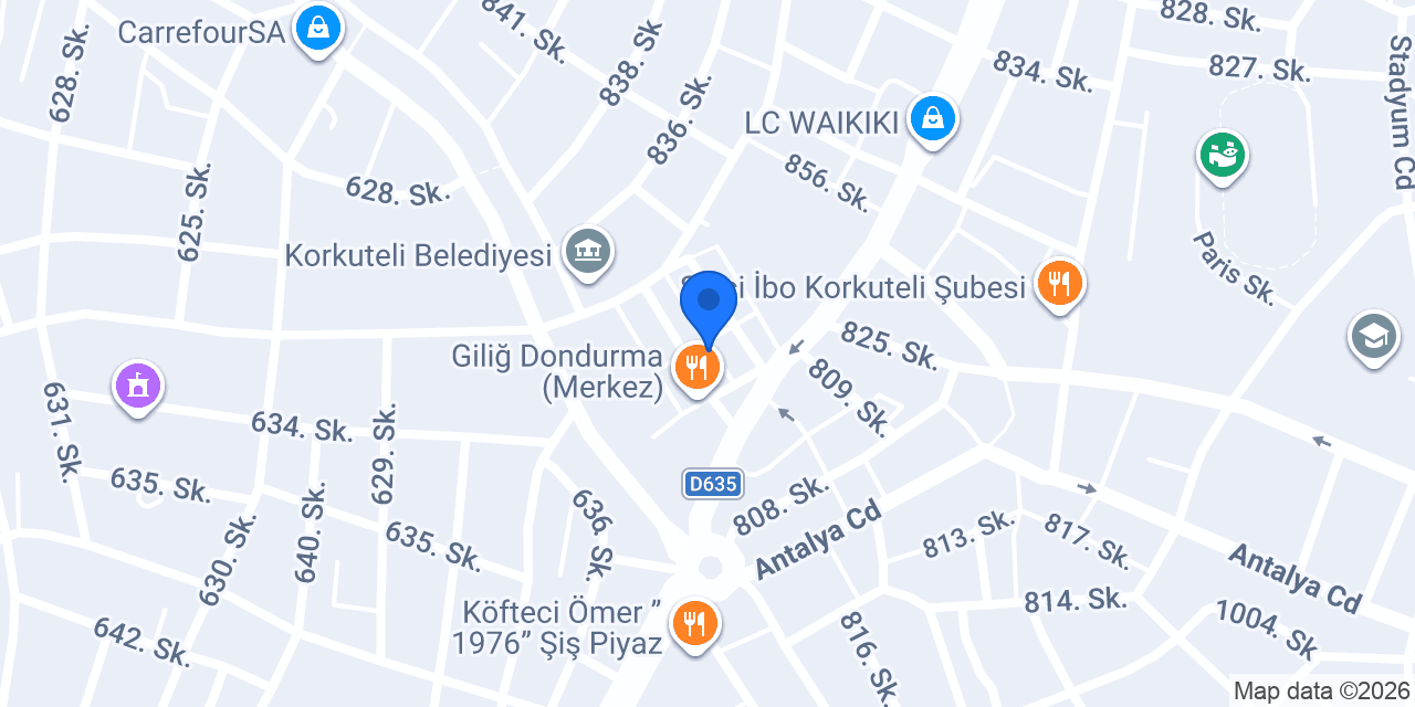 Yörük Kasap konumu