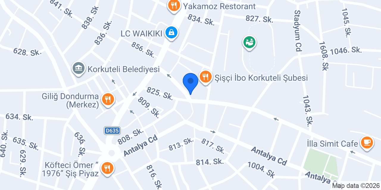 Korkuteli Lezzet Sofrası konumu