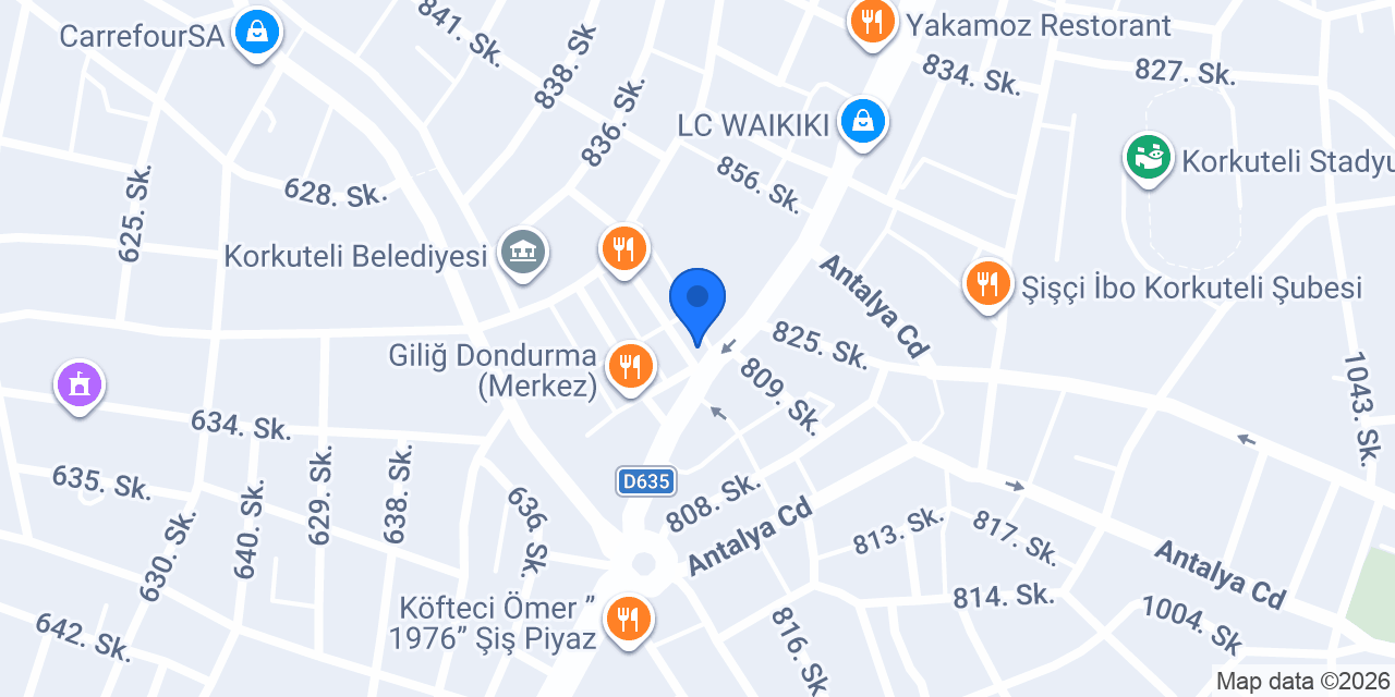 Zinde Otomotiv Emlak konumu
