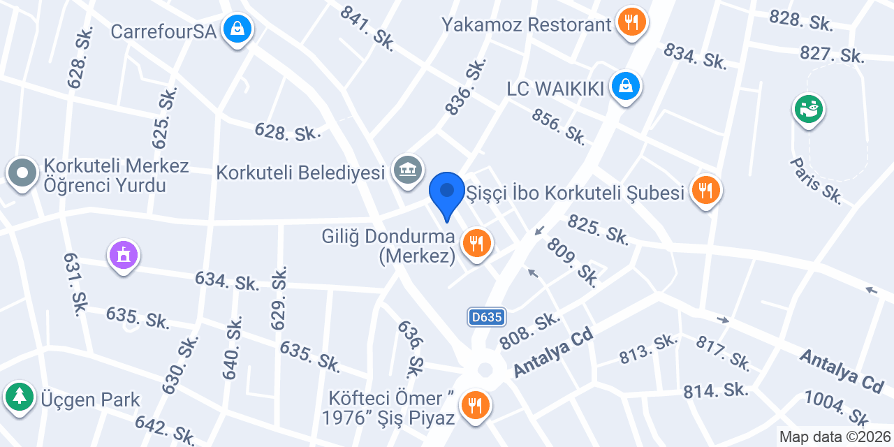 Çukur Elektrik konumu